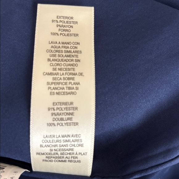 Eliza J Tweed Short Sleeve Shift Dress in Medium Blue - NEW - Size 8 - Picture 8 of 9